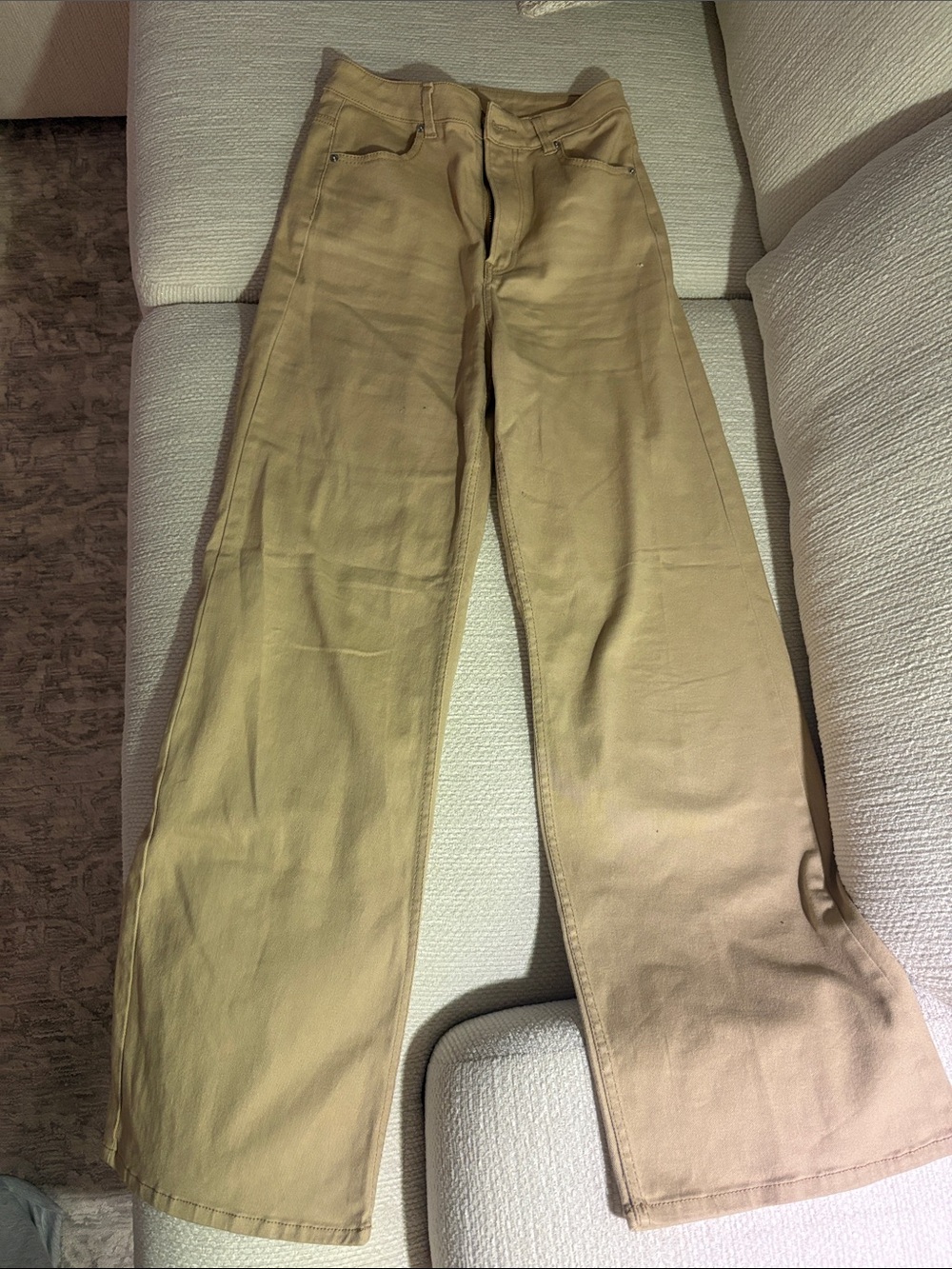 Divided Women's Khaki Straight-Leg Chinos